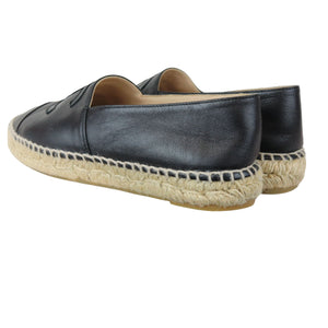 CC Espadrilles Lambskin Black Size 37