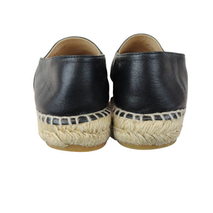 CC Espadrilles Lambskin Black Size 37