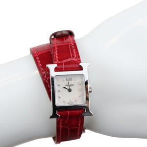 Heure H Watch Mini Model 21mm Red Orange SHW