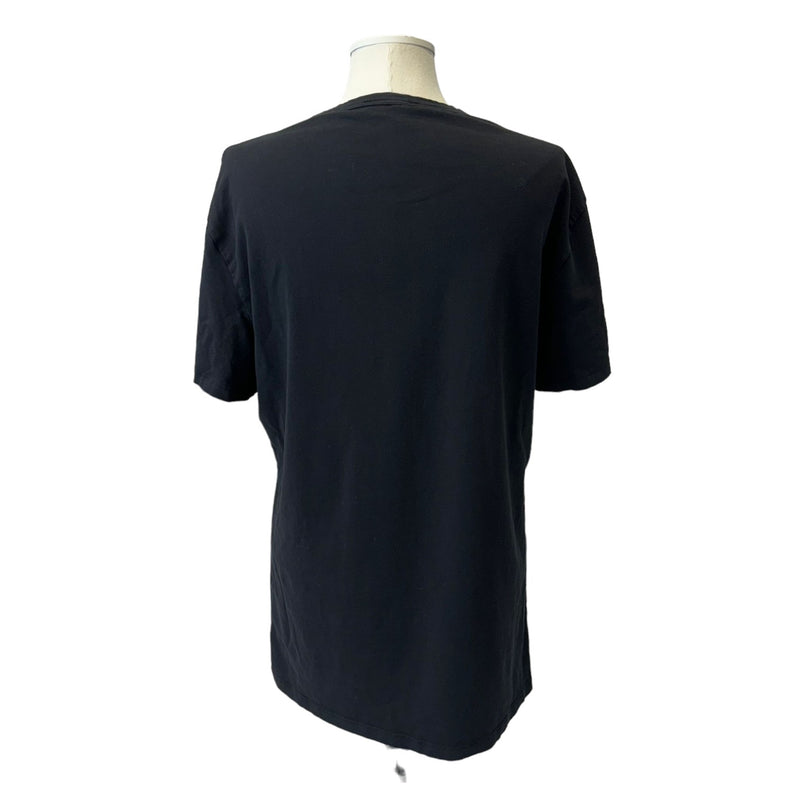 Bi-Pack T-Shirt with Logo Cotton Black Size 7