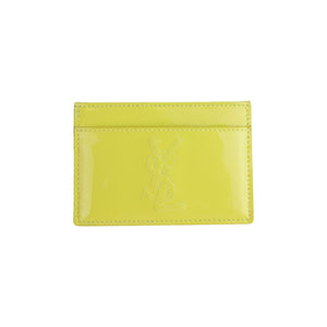 Belle De Jour Card Case Patent Yellow