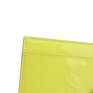 Belle De Jour Card Case Patent Yellow