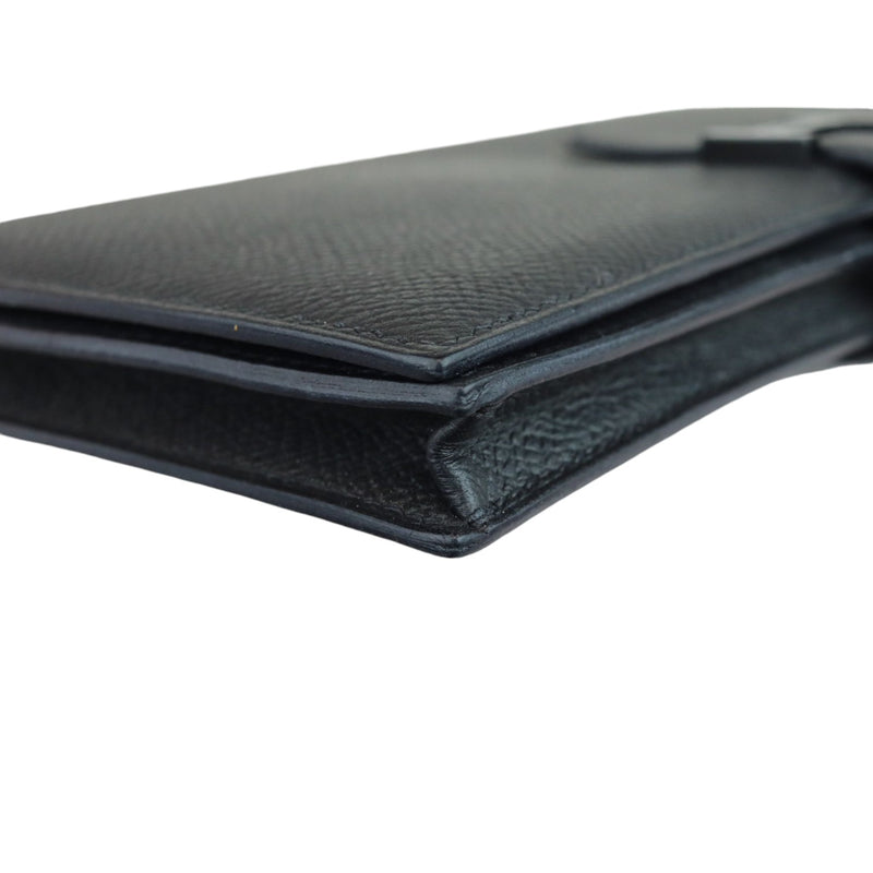 Bearn Gusset Wallet Epsom Monochrome Black BHW