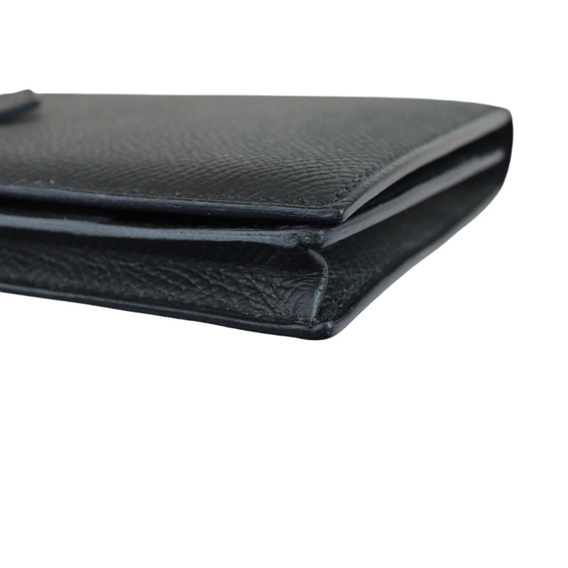 Bearn Gusset Wallet Epsom Monochrome Black BHW