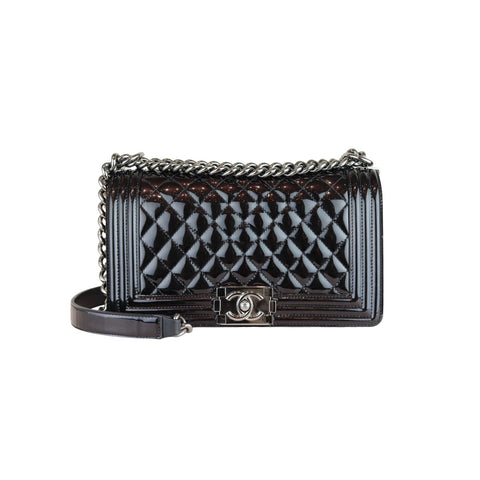 Medium Classic Flap Caviar Black GHW