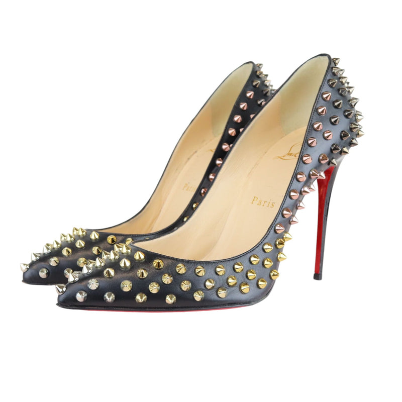 Spikes Pumps Nappa Pigalle Black Size 38