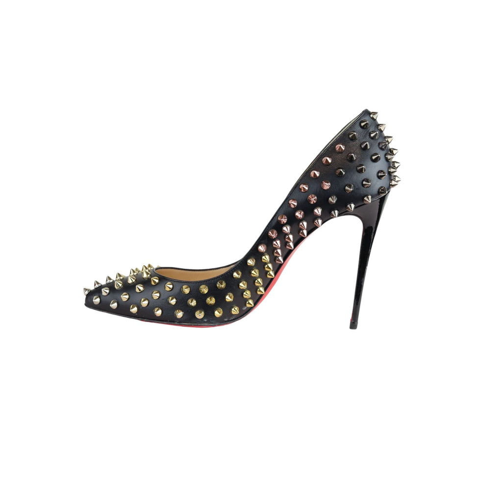 Spikes Pumps Nappa Pigalle Black Size 38