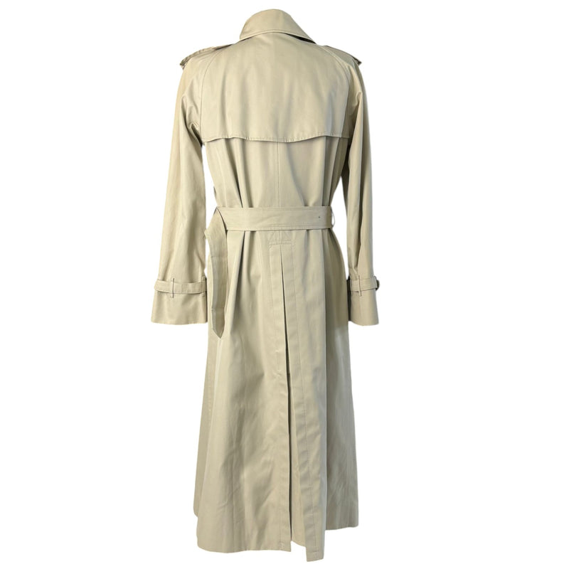 Trench Coat Cotton Beige Size 38