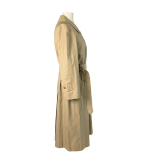 Trench Coat Cotton Beige Size XS