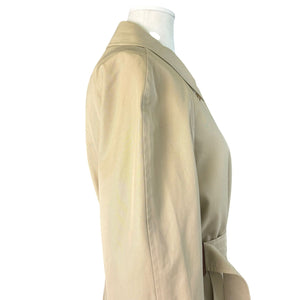 Trench Coat Cotton Beige Size XS