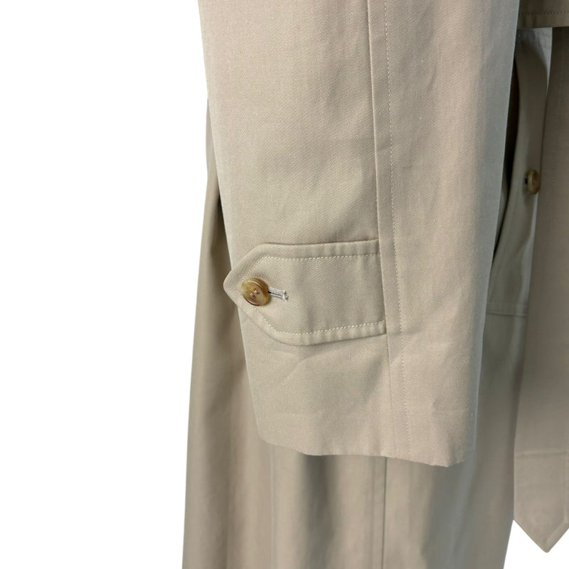 Trench Coat Cotton Beige Size XS