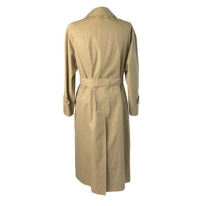 Trench Coat Cotton Beige Size XS