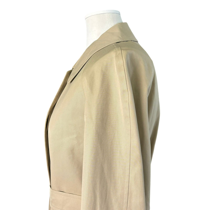 Trench Coat Cotton Beige Size XS