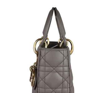 Mini Lady Dior Lambskin Grey GHW