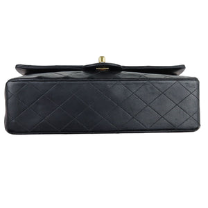 Vintage Classic Double Flap Medium Lambskin Black GHW