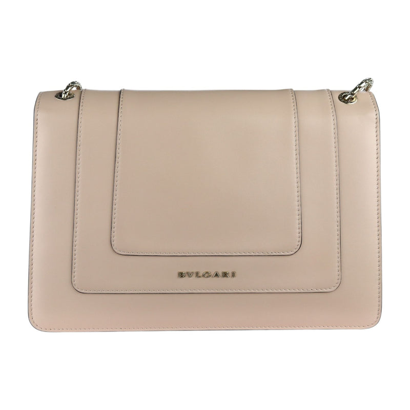 Serpenti Forever Crossbody Calfskin White Agate GHW