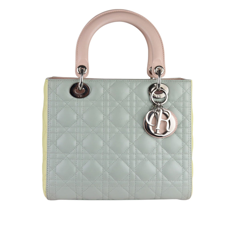 Lady Dior Tri-Color Medium Lambskin Multicolor SHW