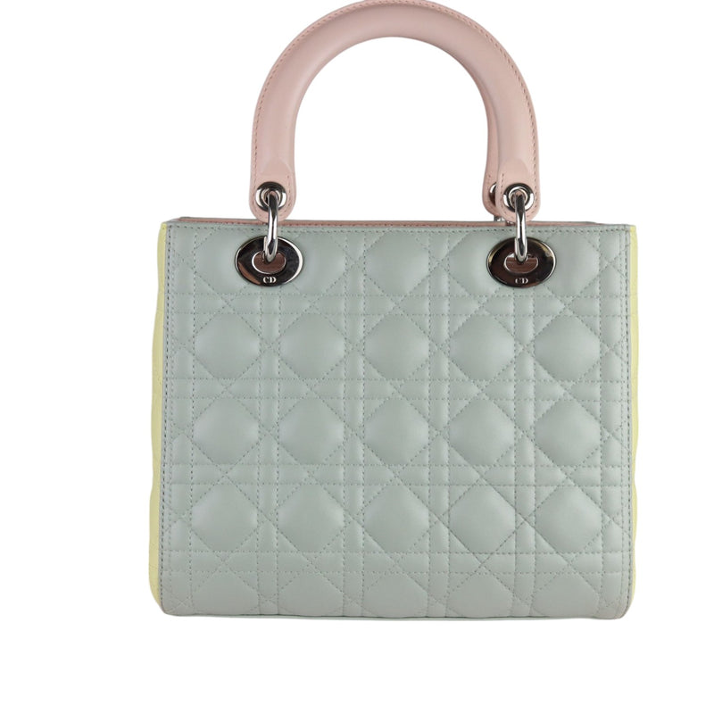 Lady Dior Tri-Color Medium Lambskin Multicolor SHW