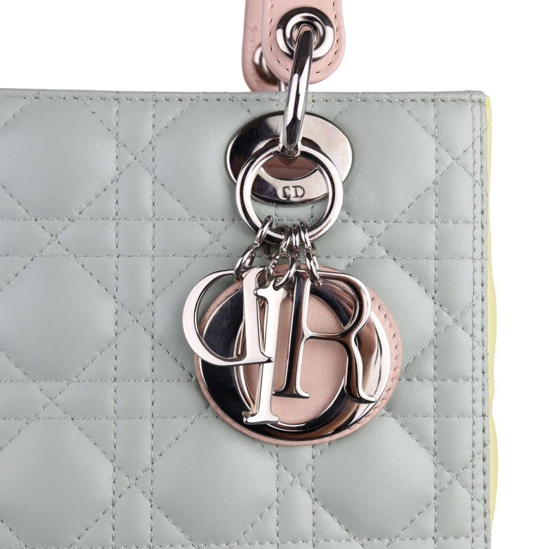 Lady Dior Tri-Color Medium Lambskin Multicolor SHW