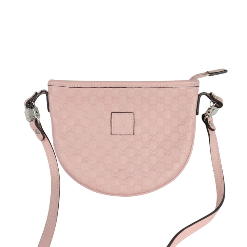 Kids Crossbody Bag Microssima GG Leather Pink SHW