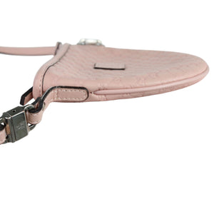 Kids Crossbody Bag Microssima GG Leather Pink SHW