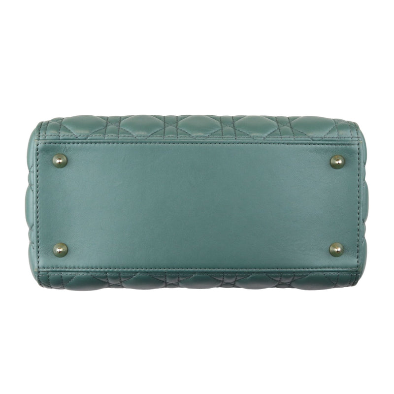 Lady Dior Medium Lambskin Green GHW