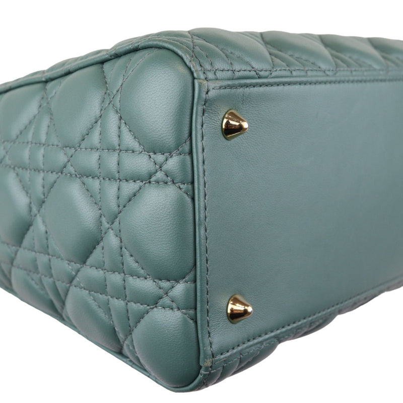 Lady Dior Medium Lambskin Green GHW