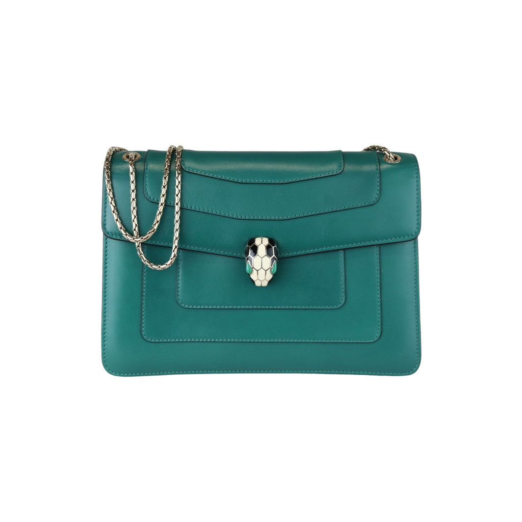 Serpenti Forever Calfskin Green GHW