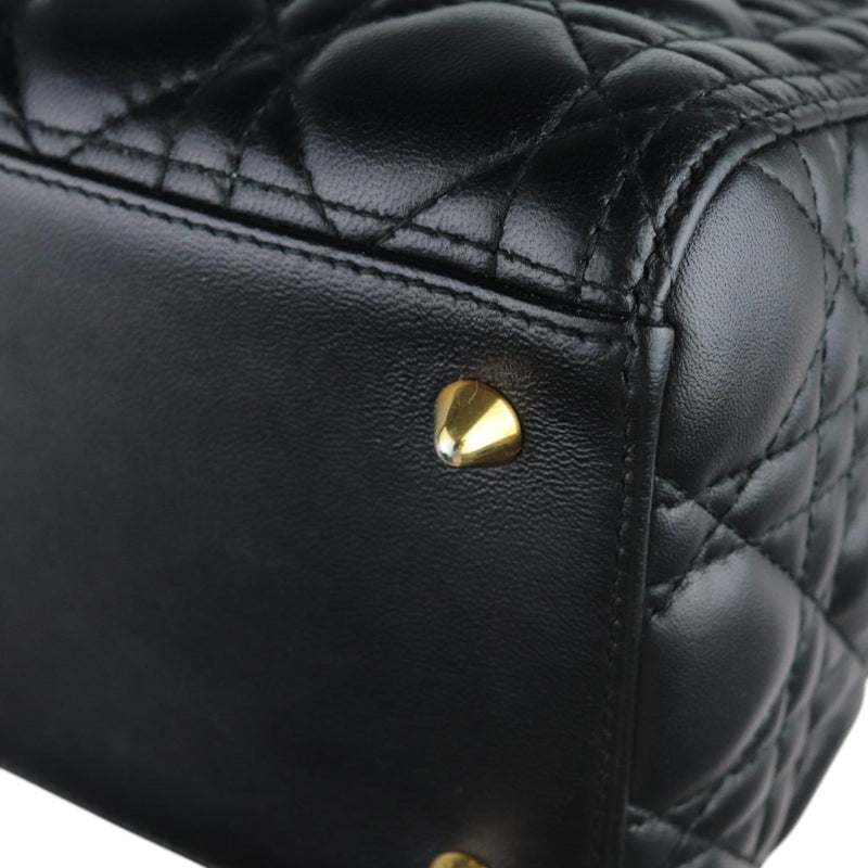 Lady Dior Medium Lambskin Black GHW