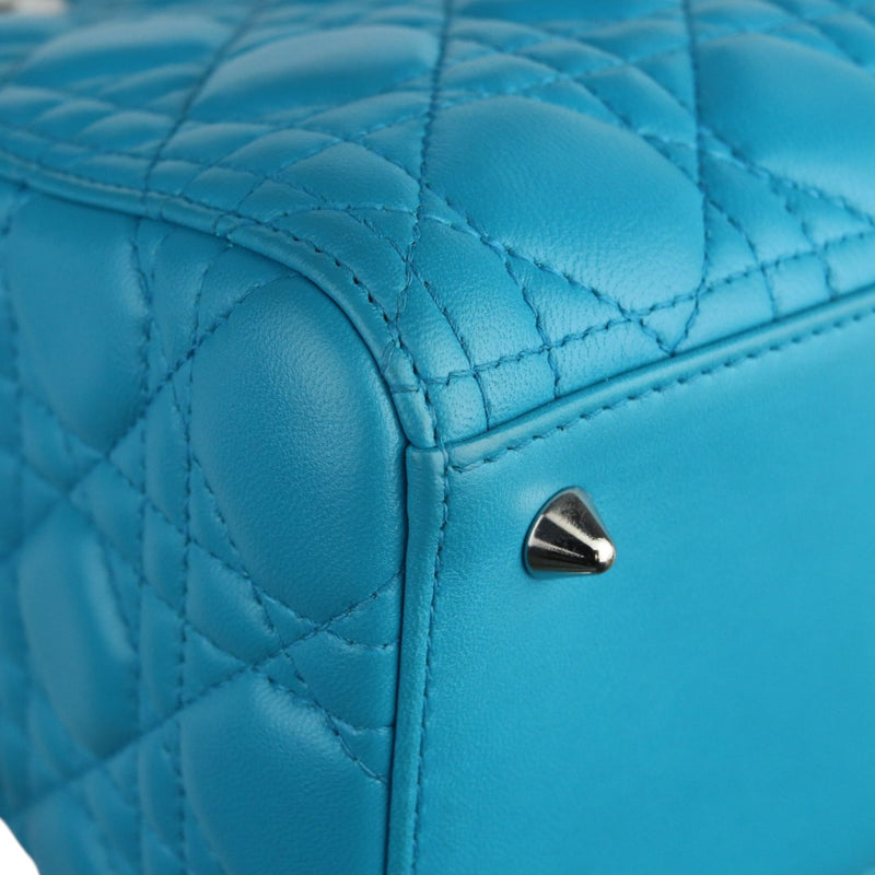 Lady Dior Handbag | Blue Dior Bag with SHW | Bag Religion