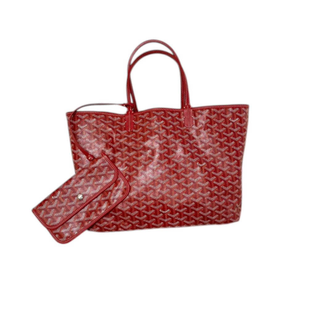 Saint Louis PM Tote Goyardine Coated Canvas Red