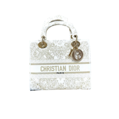 Mini Lady Dior Pearl Grey GHW