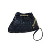 Vintage Classic Small Double Flap Bag in Black