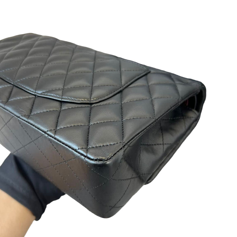 Classic Double Flap Medium Lambskin Black GHW