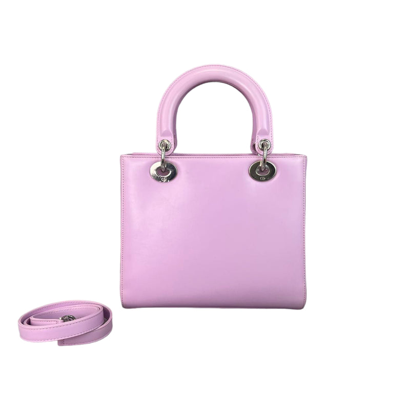 Lady Dior Pockets Medium Lambskin Light Pink GHW