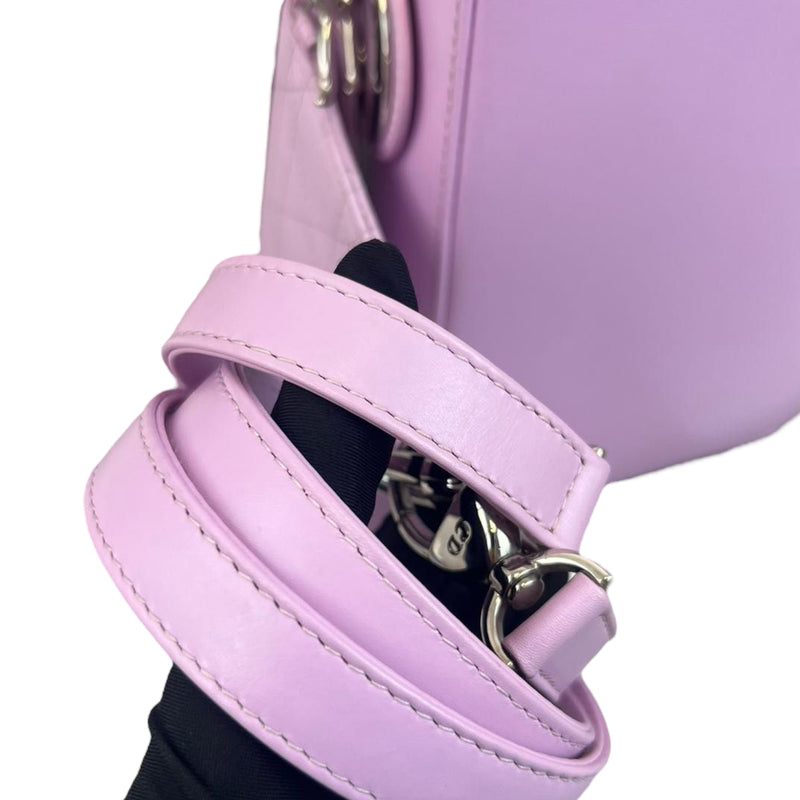 Lady Dior Pockets Medium Lambskin Light Pink GHW