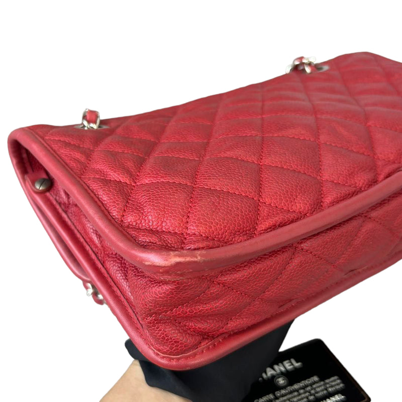 French Riviera Flap Caviar Red SHW