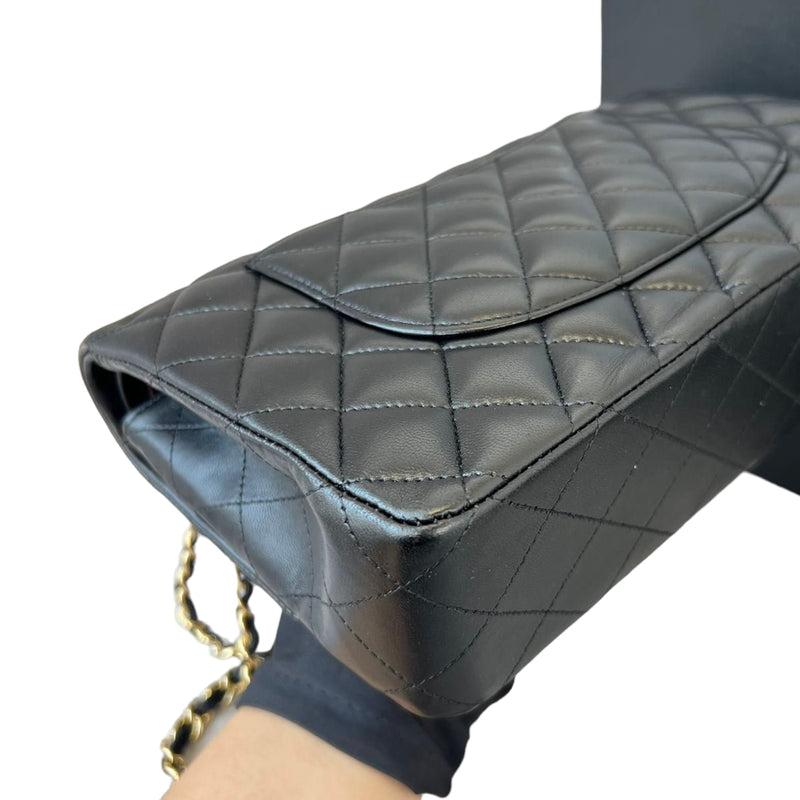 Classic Double Flap Medium Lambskin Black GHW