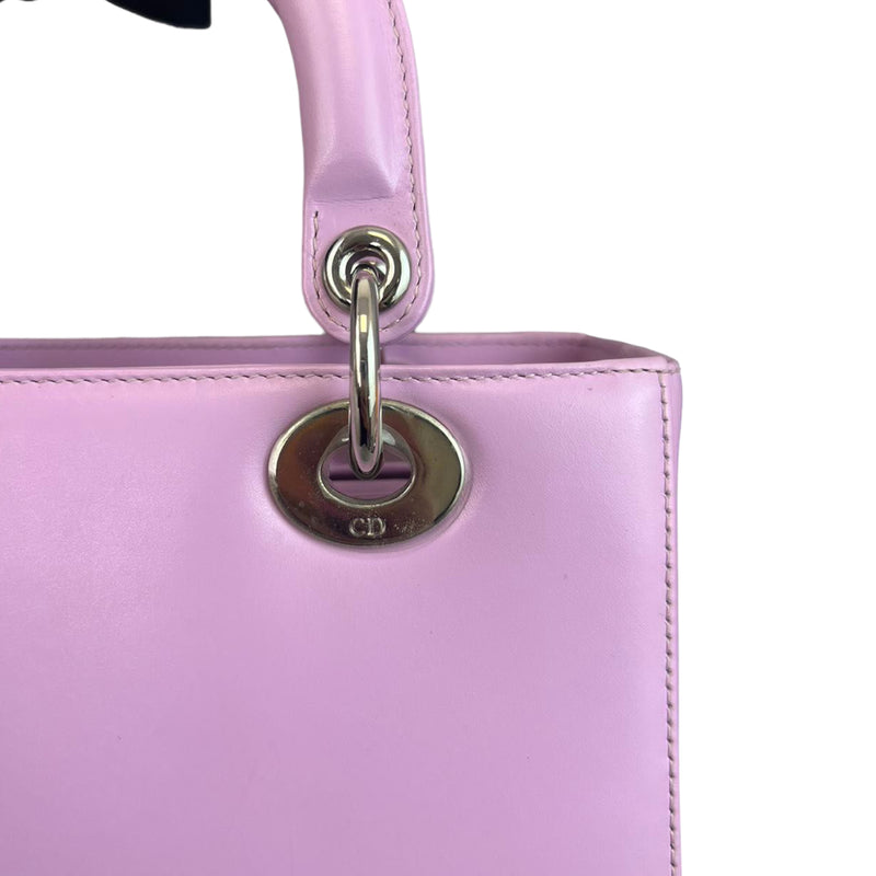 Lady Dior Pockets Medium Lambskin Light Pink GHW