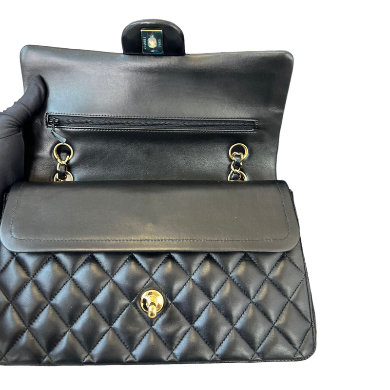 Classic Double Flap Medium Lambskin Black GHW