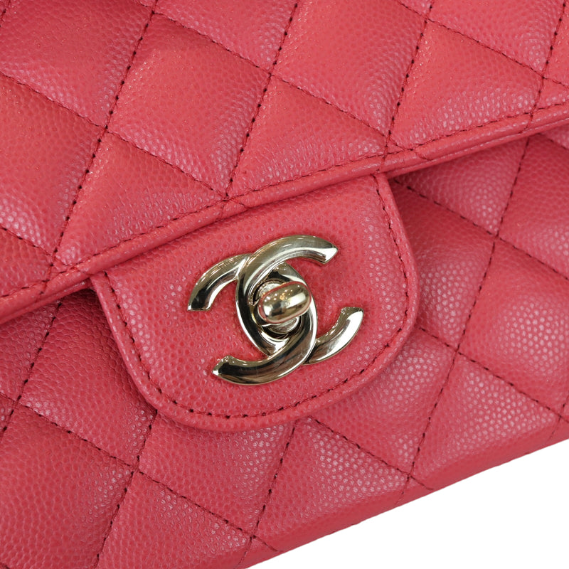 06 Chanel Pink Caviar Medium Classic Double Flap Bag 24k GHW – Boutique  Patina