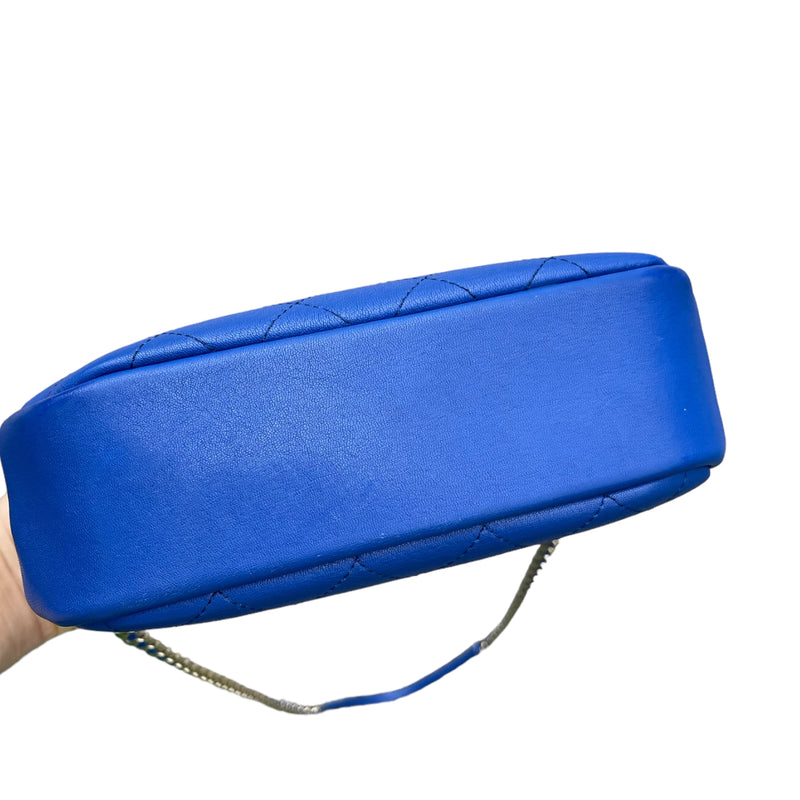 Blue Camera Bag Calfskin LGHW