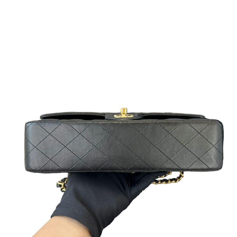 Classic Double Flap Medium Lambskin Black GHW