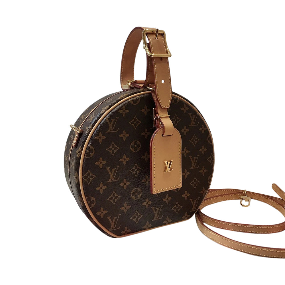 Louis Vuitton Petite Boite Chapeau Monogram Crossbody Canvas Bag