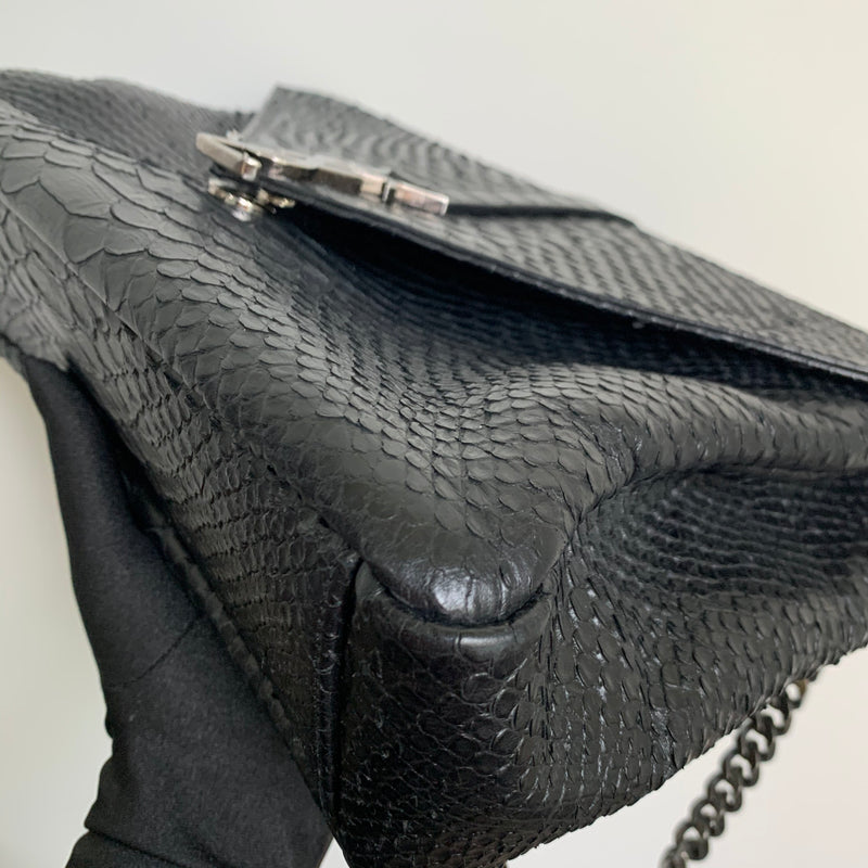 Python Embossed Calfskin Leather