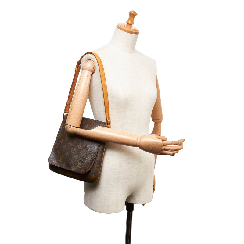 Louis Vuitton Damier Ebene Musette Salsa Short Strap Shoulder Bag