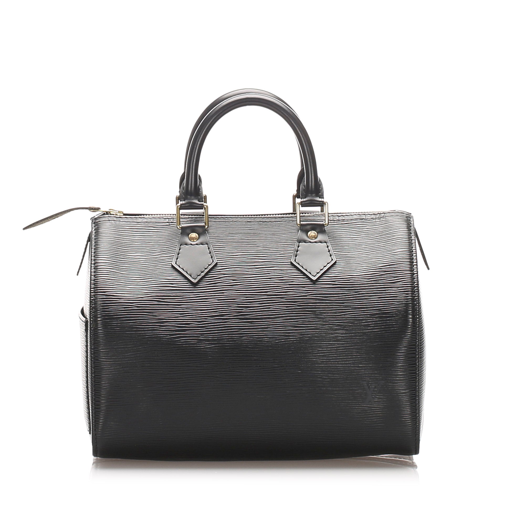 Louis Vuitton Black Epi Leather Speedy 30 Top Handle Bag Louis Vuitton