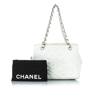 Caviar Petite Shopping Tote White - Bag Religion