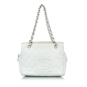 Caviar Petite Shopping Tote White - Bag Religion