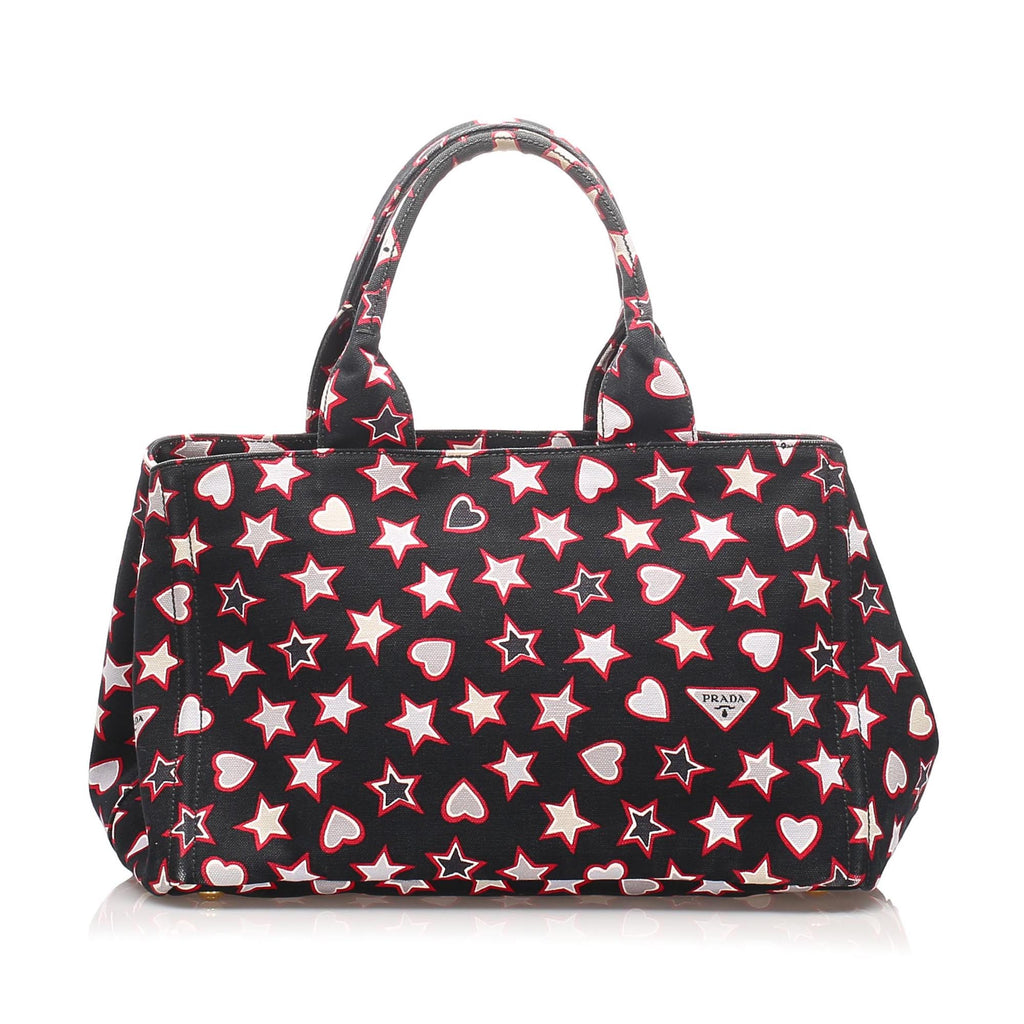 Printed Canapa Handbag Multi